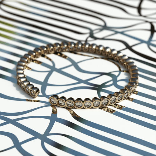 Eternity diamond bracelet